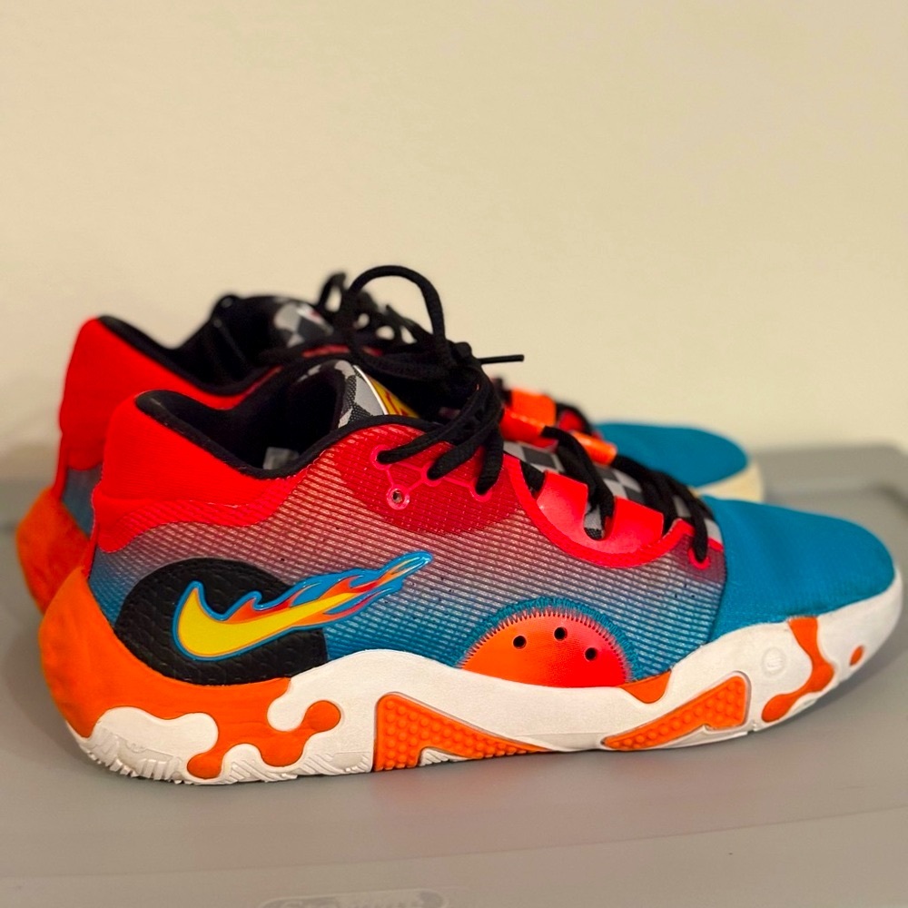 [Nike] PG 6 Paul George Hot Wheels Basketball Athletic Sneakers Shoes M 7, W 8.5 - Picture 7 of 15